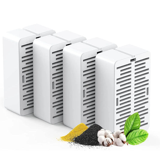 oneisall Cat Water Fountain Replacement Filter, Pet Water Fountain Filter for Cats, Small Dogs - 4 Pack Carbon Filters