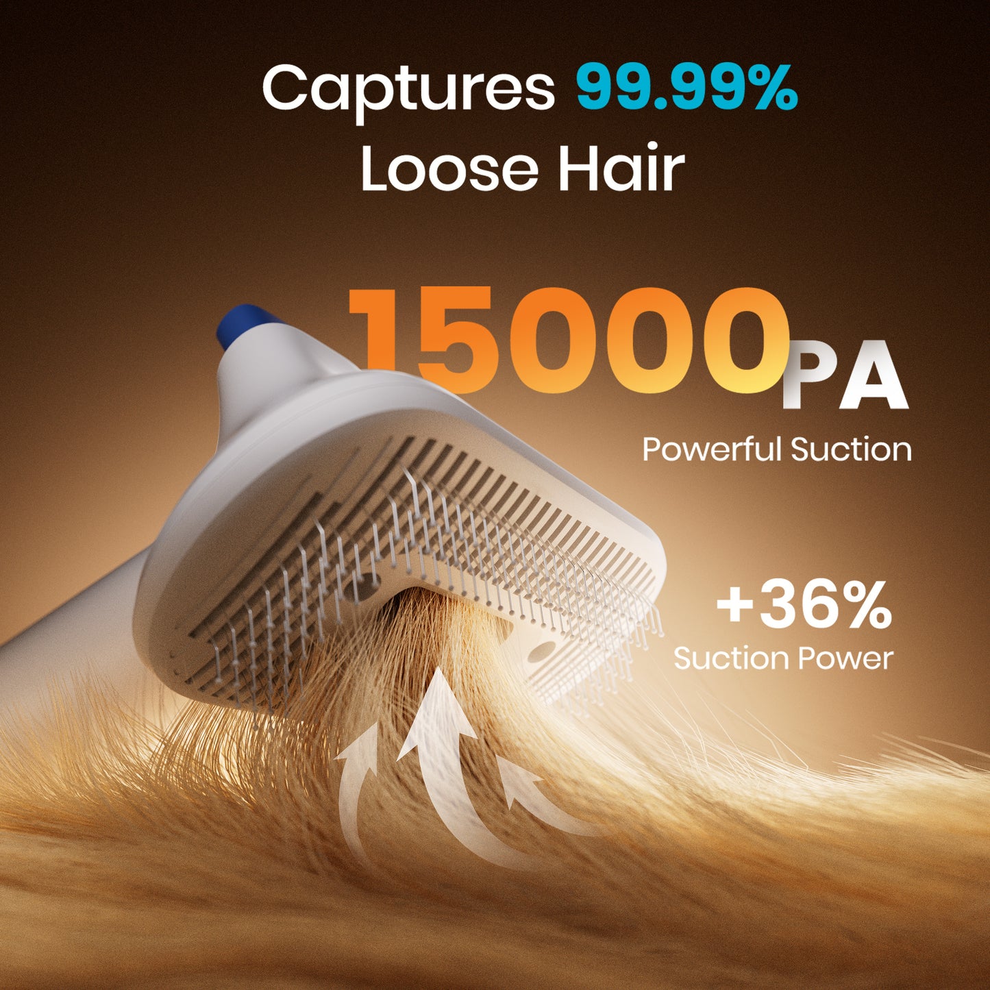 Oneisall 15000Pa Dog Grooming Vacuum, PG08 Dog Hair Vacuum Cleaners Shedding 99% Pet Hair, ≤ 59dB Quiet Dog Grooming Kit with Dog Clipper/Trimmer/Nail Grinder & 3 Grooming Tools, 2L Canister, Blue