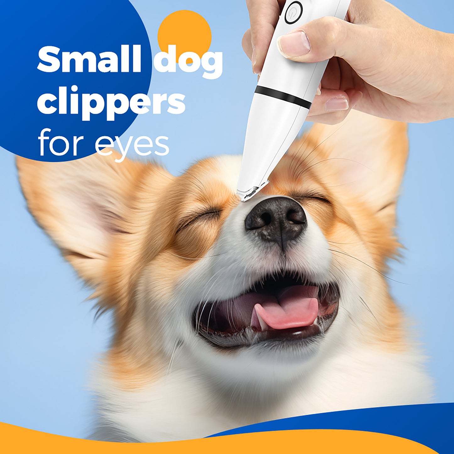 Oneisall N12 Dog Paw Trimmer for Dogs, 4-in-1 Low Noise Cordless Dog Grooming Kit, Body Dog Clipper & Face Dog Clipper & Dog Paw Clipper & Dog Nail Grinder - White